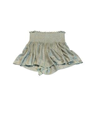 QUEEN OF SPARKLES gold shorts